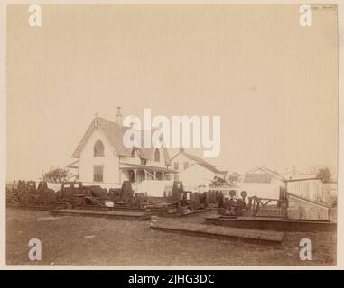 South Carolina - Sullivans Island Range. Sullivans Island Range Light Station, South Carolina. (Siehe auch South Channel Range, South Carolina). Stockfoto
