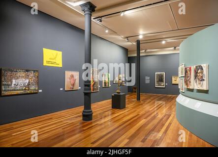 Interor des Museu de Arte do Rio, Praça Mauá, Rio de Janeiro, Brasilien Stockfoto