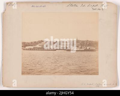 NY - Staten Island. Staten Island Depot, New York. Stockfoto