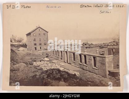 NY - Staten Island. Staten Island Depot, New York. Stockfoto