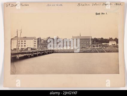 NY - Staten Island. Staten Island Depot, New York. Stockfoto