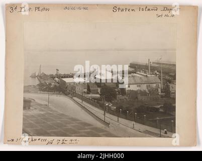 NY - Staten Island. Staten Island Depot, New York. Stockfoto