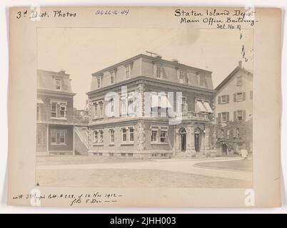 NY - Staten Island. Staten Island Depot, New York. Hauptniederlassung. Stockfoto