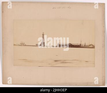 LA - Southwest Pass. Southwest Pass Light Station, Louisiana. Stockfoto