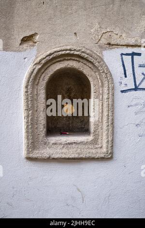 Historisches Weinfenster oder Buchetta del Vino in Florenz Italien Stockfoto