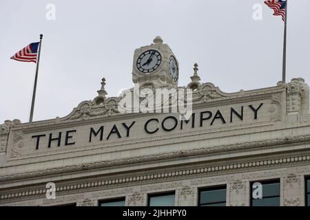 Das May Company Gebäude in Cleveland, Juni 2022 Stockfoto