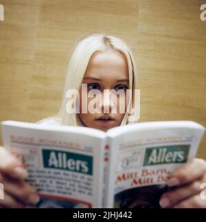 Agnetha Fältskog. Sänger. Mitglied der Popgruppe ABBA. Geboren 1950. Hier im Bild 1970. Stockfoto