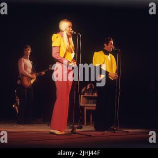 Agnetha Fältskog. Sänger. Mitglied der Popgruppe ABBA. Geboren 1950. Hier im Bild 1970. Stockfoto