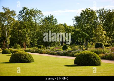 RHS Bridgewater in Worsley, Salford. Der Welcome Garden Stockfoto