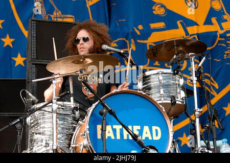 Brent DeBoer, The Dandy Warhols, V2006, Hylands Park, Chelmsford, Essex, Großbritannien - 20. August 2006 Stockfoto