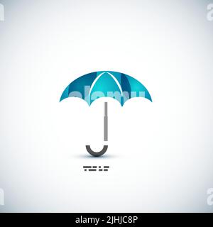 Regenschirm-Symbol Schutzkonzept Stock Vektor