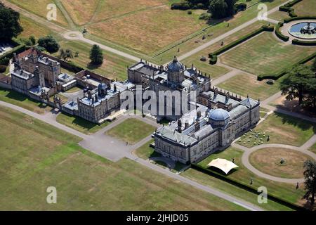 Luftaufnahme von Castle Howard bei Malton, North Yorkshire Stockfoto