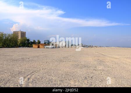 September 14 2021 - Constanta,Mamaia in Rumänien: Beliebter Touristenort am Schwarzen Meer Stockfoto