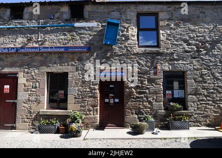 Swallow Fish; Geburtsort der kipper; Seahouses; Northumberland; England. Stockfoto