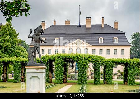 Park und Schloss Branitz (Brandenburg, Deutschland) Stockfoto