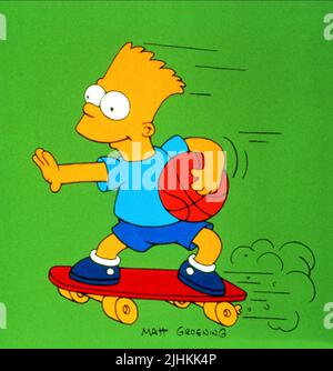 BART SIMPSON, DIE SIMPSONS, 1989 Stockfoto