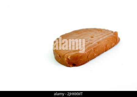 Erdnussbutter und verschiedene Nüsse Cookie, knusprige Snack oder Frühstück Lebensmittel. Probiotische Lebensmittel ohne Zucker hinzugefügt und mit gut freundlichen Bakterien. Stockfoto