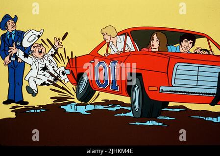 CARTOON-BILD, DIE HERZÖGE VON HAZZARD, 1979 Stockfoto