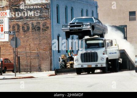 AUTOKUNST-SZENE, DER FALLTYP, 1981 Stockfoto