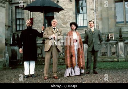 RALPH RICHARDSON, ANDIE MACDOWELL, EDWARD FOX, GREYSTOKE DIE LEGENDE VON TARZAN, HERR DER AFFEN, 1984 Stockfoto