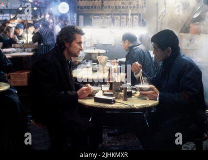 MICHAEL DOUGLAS, KEN TAKAKURA, schwarzer Regen, 1989 Stockfoto