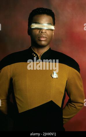 LEVAR BURTON, STAR TREK: THE NEXT GENERATION, 1987 Stockfoto