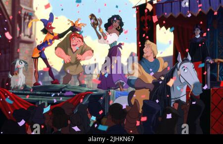 CLOPIN, Quasimodo, Esmeralda, der Glöckner von Notre Dame, 1996 Stockfoto