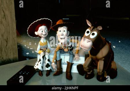 JESSIE, holzig, BULLSEYE, Toy Story 2, 1999 Stockfoto