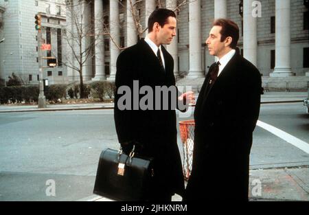 KEANU REEVES, Al Pacino, THE DEVIL'S ADVOCATE, 1997 Stockfoto