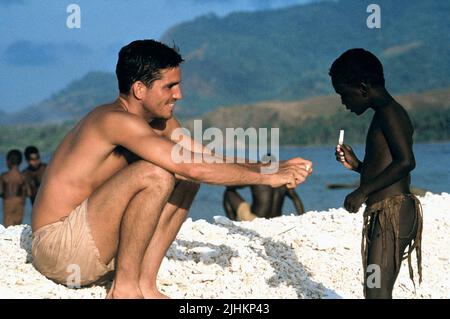 JIM CAVIEZEL, die dünne rote Linie, 1998 Stockfoto