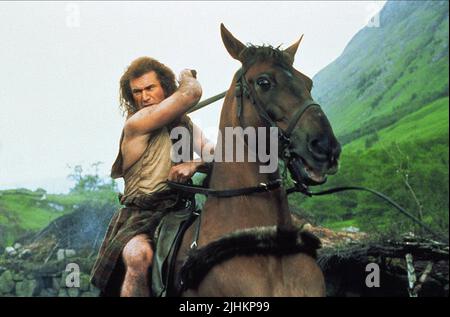 MEL GIBSON, BRAVEHEART, 1995 Stockfoto