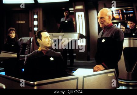 BRENT SPINER, Patrick Stewart, STAR TREK: Der erste Kontakt, 1996 Stockfoto