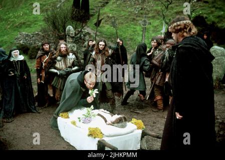 MEL GIBSON, Helena Bonham Carter, Alan Bates, Hamlet, 1990 Stockfoto