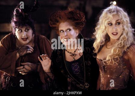 KATHY NAJIMY, Bette Midler, Sarah Jessica Parker, Hocus Pocus, 1993 Stockfoto