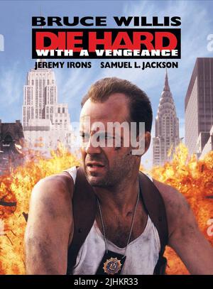 BRUCE WILLIS POSTER, DIE HARD: WITH A VENGEANCE, 1995 Stockfoto