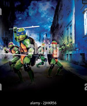 RAPHAEL, Leonardo, Michelangelo, Donatello, TEENAGE MUTANT NINJA TURTLES, 1990 Stockfoto