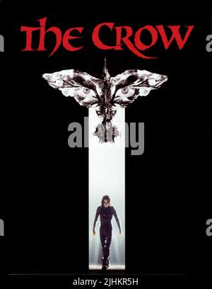 BRANDON LEE POSTER, THE CROW, 1994 Stockfoto