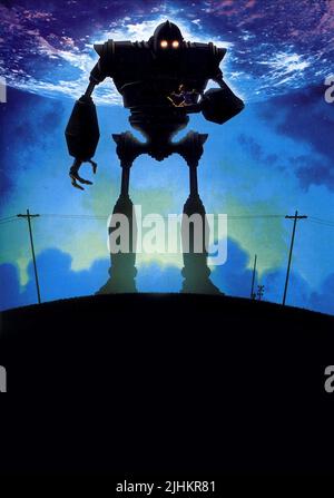 HOGARTH, der IRON GIANT, DAS BÜGELEISEN Riese, 1999 Stockfoto
