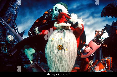 LOCK, Shock, SANTA, Barrel, The Nightmare Before Christmas, 1993 Stockfoto