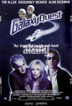 ALAN RICKMAN, Sigourney Weaver, Tim ALLEN, Plakat, GALAXY QUEST, 1999 Stockfoto