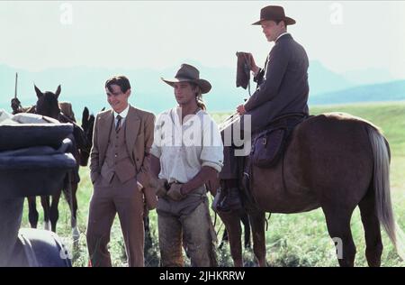 HENRY THOMAS, BRAD PITT, AIDAN QUINN, LEGENDEN DER FALL, 1994 Stockfoto