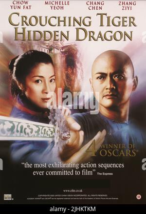 MICHELLE YEOH und Chow Yun-fat, Plakat, CROUCHING TIGER HIDDEN DRAGON, 2000 Stockfoto