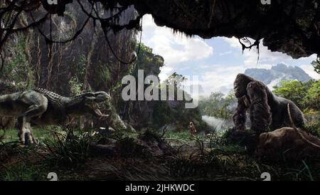 Dinosaurier, Naomi Watts, KING KONG, KING KONG, 2005 Stockfoto