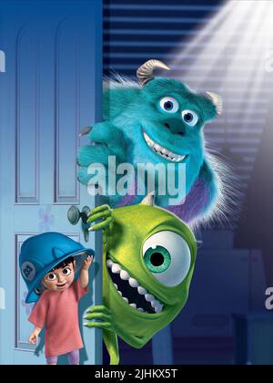 Buh, SULLEY, Mike, Monster, Inc., 2001 Stockfoto