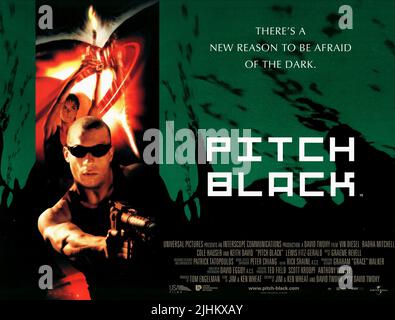 VIN DIESEL, PITCH BLACK, 2000 Stockfoto