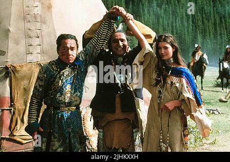 JACKIE CHAN, RUSSELL DACHS, BRANDON MERRILL, SHANGHAI NOON, 2000 Stockfoto