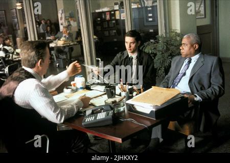 J K SIMMONS, Tobey Maguire, BILL NUNN, SPIDER-MAN, 2002 Stockfoto