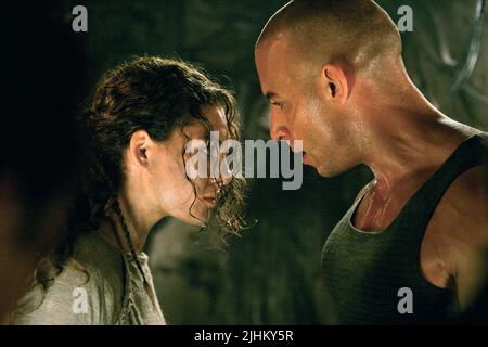 ALEXA DAVALOS, VIN DIESEL, The Chronicles of Riddick, 2004 Stockfoto