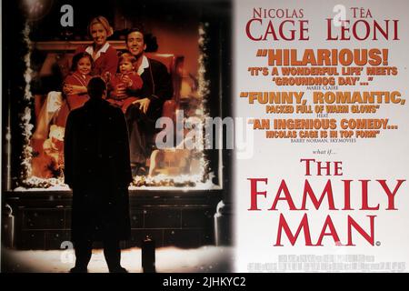 TEA LEONI, NICOLAS CAGE, MAKENZIE VEGA POSTER, DIE FAMILIE MANN, 2000 Stockfoto