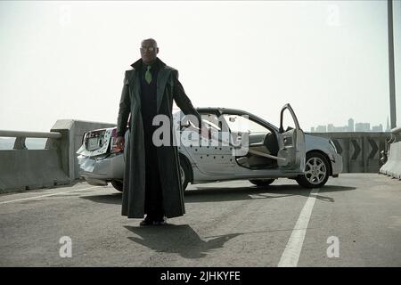 LAURENCE FISHBURNE, DIE MATRIX RELOADED, 2003 Stockfoto